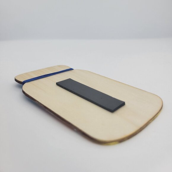 Inspirational Hand Painted Mason Jar Wood Panel Magnet. - Picture 4 of 4